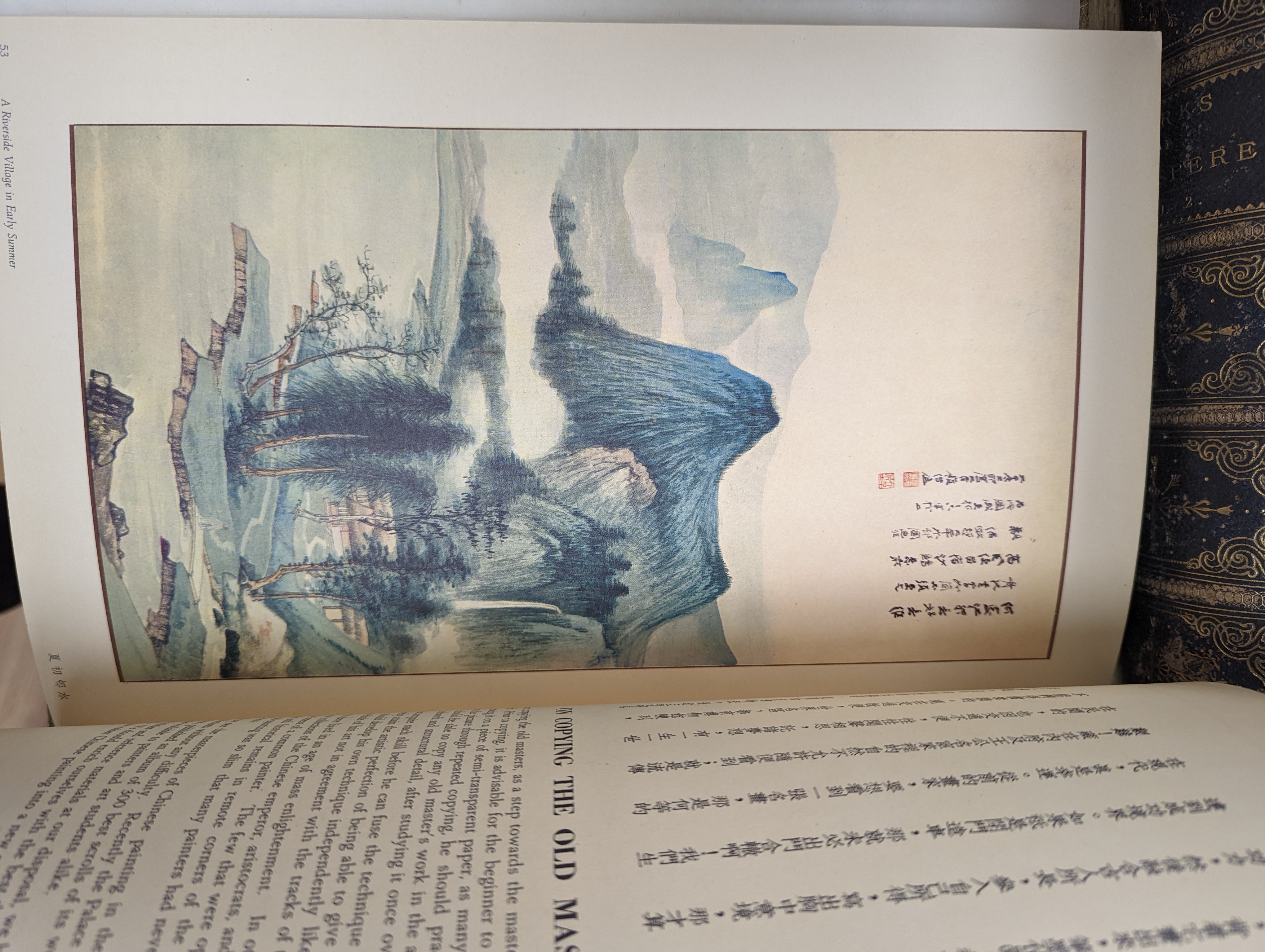 Professor Chang Da-chien, Chinese painting with the original paintings and discourses on Chinese Art